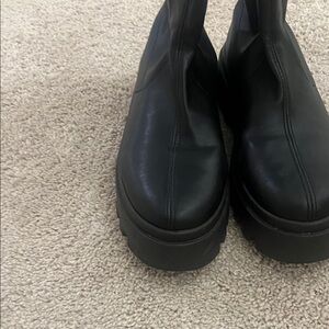 HOBO Black Leather Mid-Calf Boots